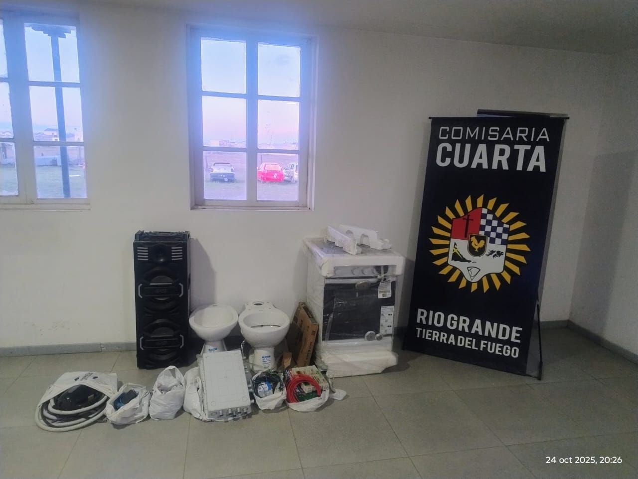 Recuperan elementos robados tras allanamiento en el barrio Nuestra Señora de Itatí