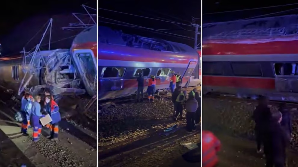 Tragedia ferroviaria en España: dos trenes de alta velocidad descarrilaron y chocaron en Córdoba
