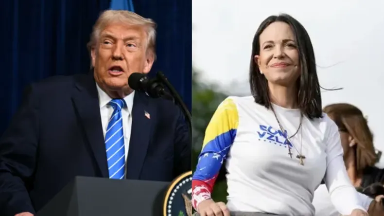 Trump recibe a María Corina Machado en la Casa Blanca tras la detención de Nicolás Maduro
