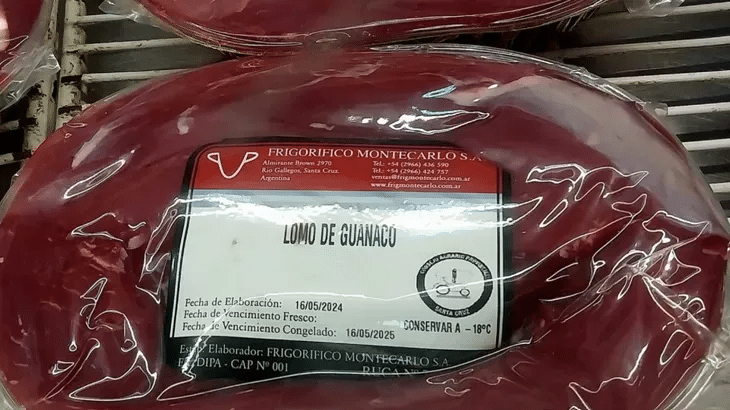Santa Cruz comenzó a vender carne de guanaco de forma oficial: cuesta desde $6.500 el kilo