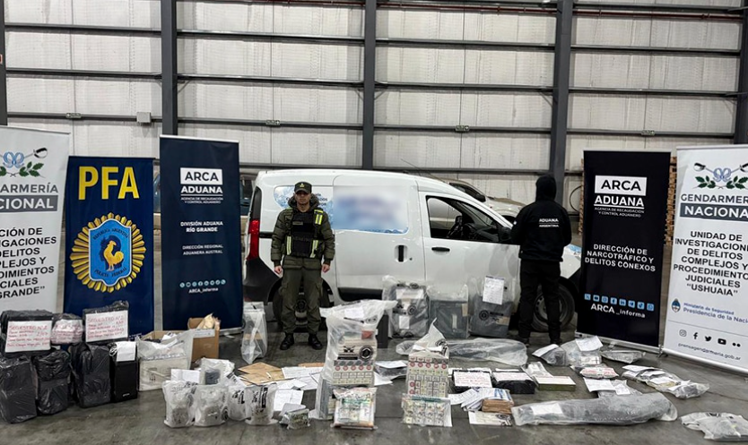 Desbaratan una banda dedicada al contrabando de mercadería hacia Chile