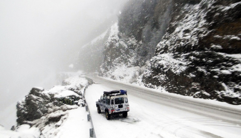 Nevada y hielo en Paso Garibaldi: piden evitar la circulación y extremar precauciones