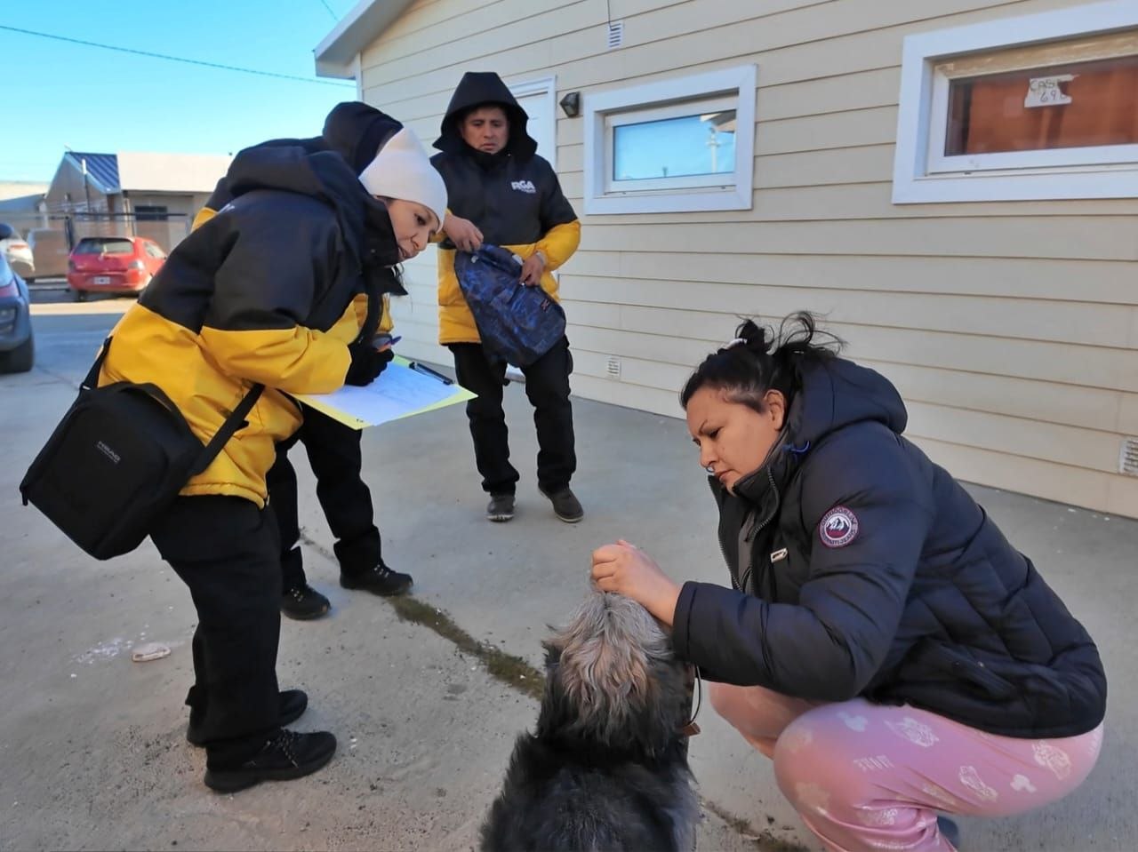 Río Grande realizó un operativo territorial de servicios veterinarios en Zona Sur y el barrio Malvinas Argentinas