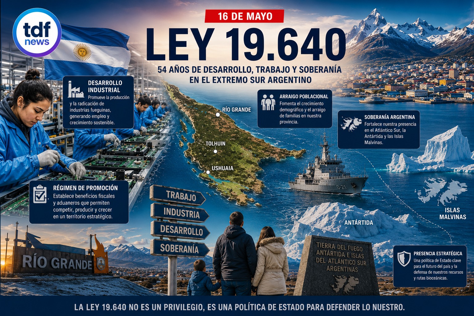 A 54 años de la Ley 19.640: el régimen que transformó Tierra del Fuego y consolidó la soberanía argentina en el extremo sur