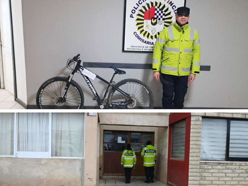 Allanaron una vivienda por el robo de una bicicleta y recuperaron otro rodado sustraído