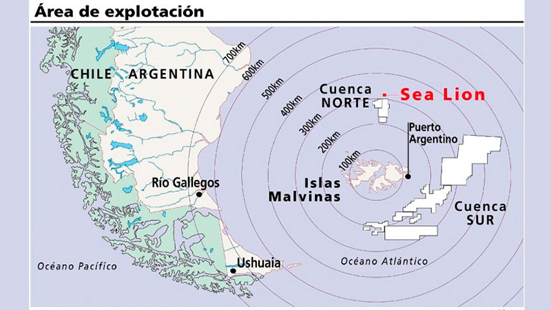 Empresas vinculadas al proyecto Sea Lion avanzan con financiamiento para la explotación petrolera en Malvinas
