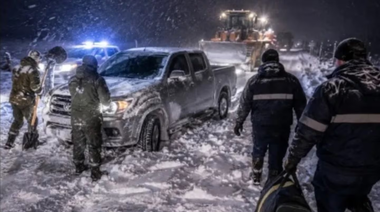 Rescataron a una pareja que estuvo 44 horas atrapada en la nieve con temperaturas de -22 °C